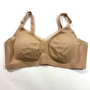 Honeylove Crossover Bra Sand Size 1X Wireless